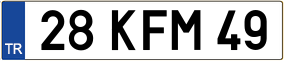 Truck License Plate